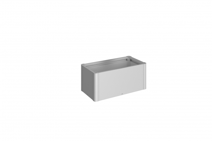 Belvedere MINI planteringsbädd 100 - metallic silver