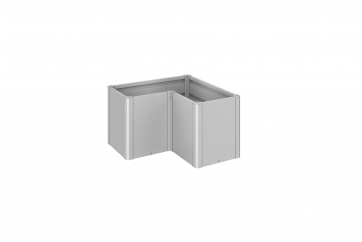 Belvedere MIDI planteringsbädd L100 - metallic silver