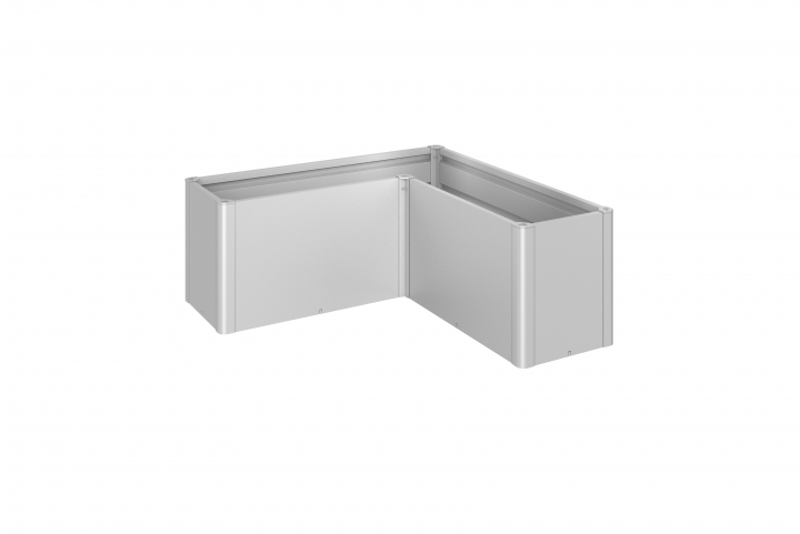 Belvedere MIDI planteringsbädd L150 - metallic silver
