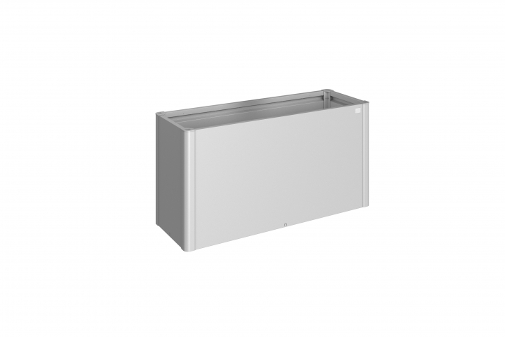 Belvedere MAXI planteringsbädd 150 - metallic silver