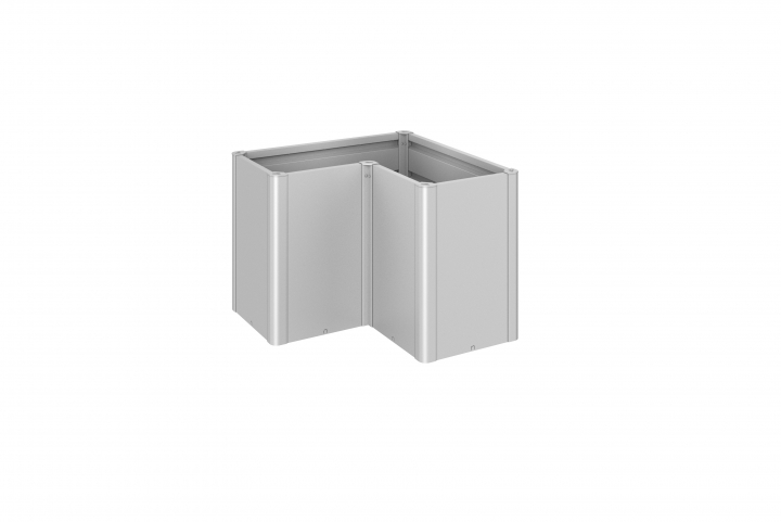 Belvedere MAXI planteringsbädd L100 - metallic silver