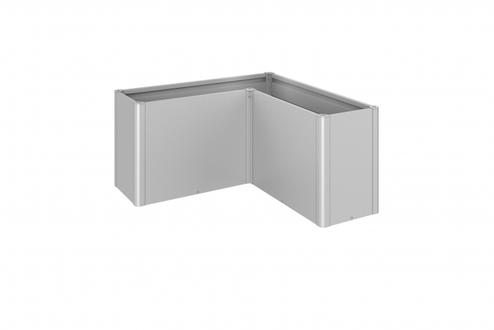 Belvedere MAXI planteringsbädd L150 - metallic silver