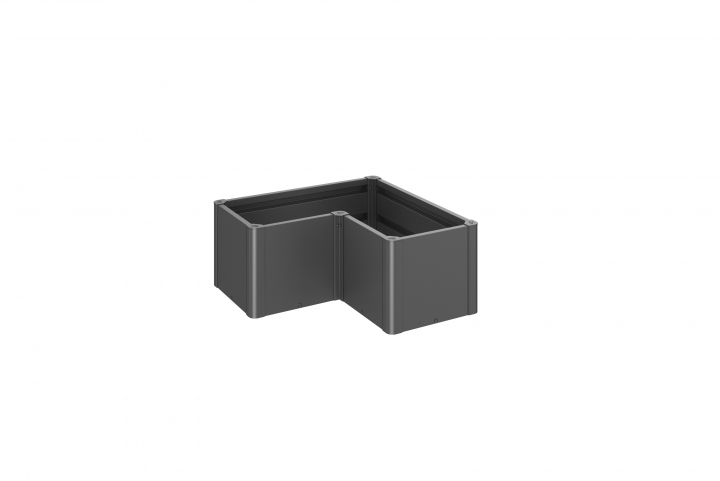 Belvedere MINI planteringsbädd L100 - metallic mörkgrå