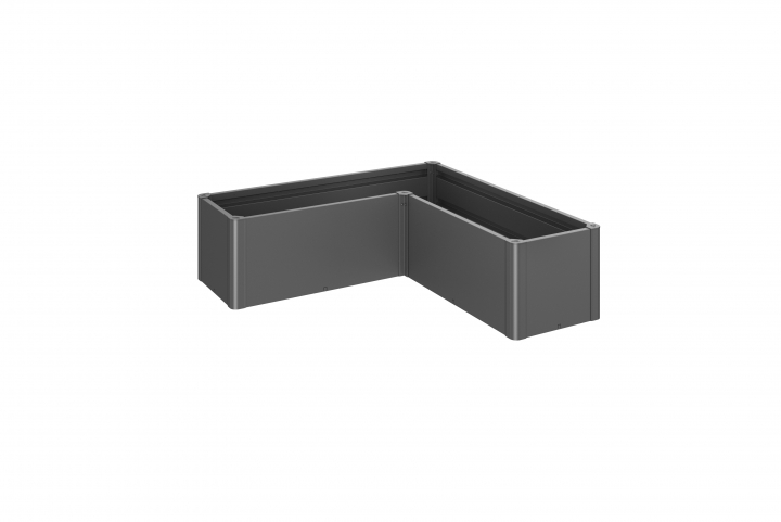 Belvedere MINI planteringsbädd L150 - metallic mörkgrå