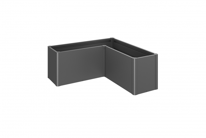 Belvedere MIDI planteringsbädd L150 - metallic mörkgrå