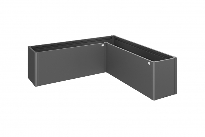 Belvedere MIDI planteringsbädd L200 - metallic mörkgrå