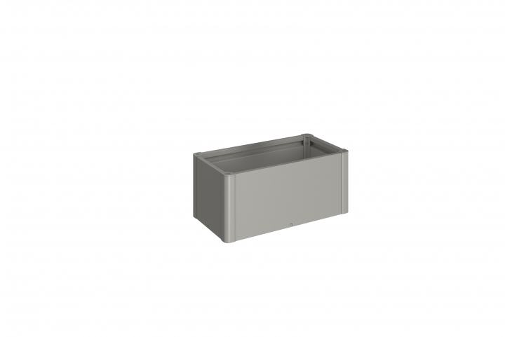 Belvedere MINI planteringsbädd 100 - metallic kvarts-grå