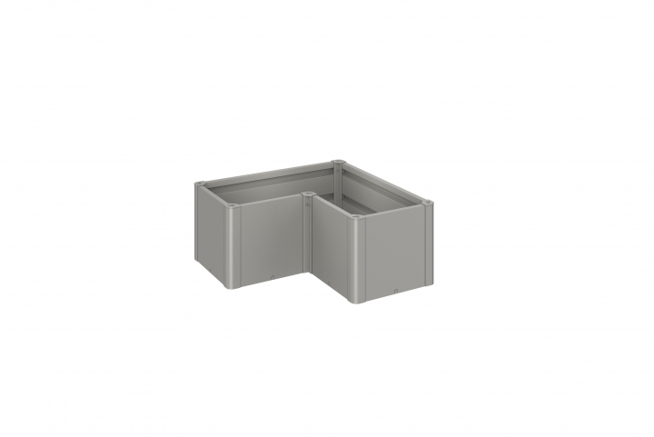 Belvedere MINI planteringsbädd L100 - metallic kvarts-grå