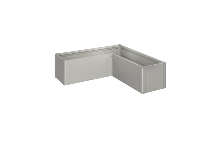 Belvedere MINI planteringsbädd L150 - metallic kvarts-grå