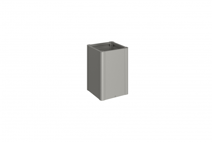 Belvedere MAXI planteringsbädd 50 - metallic kvarts-grå