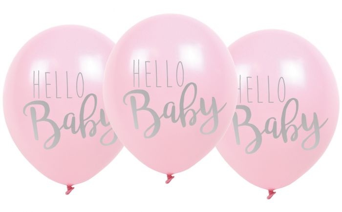 Ballonger Hello Baby - Rosa