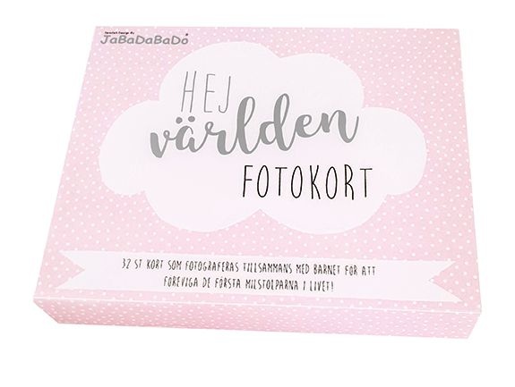 Fotokort Milstolpar I Livet - Rosa