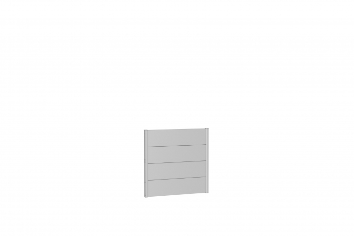 Väggpanel till Skärmvägg - metallic silver