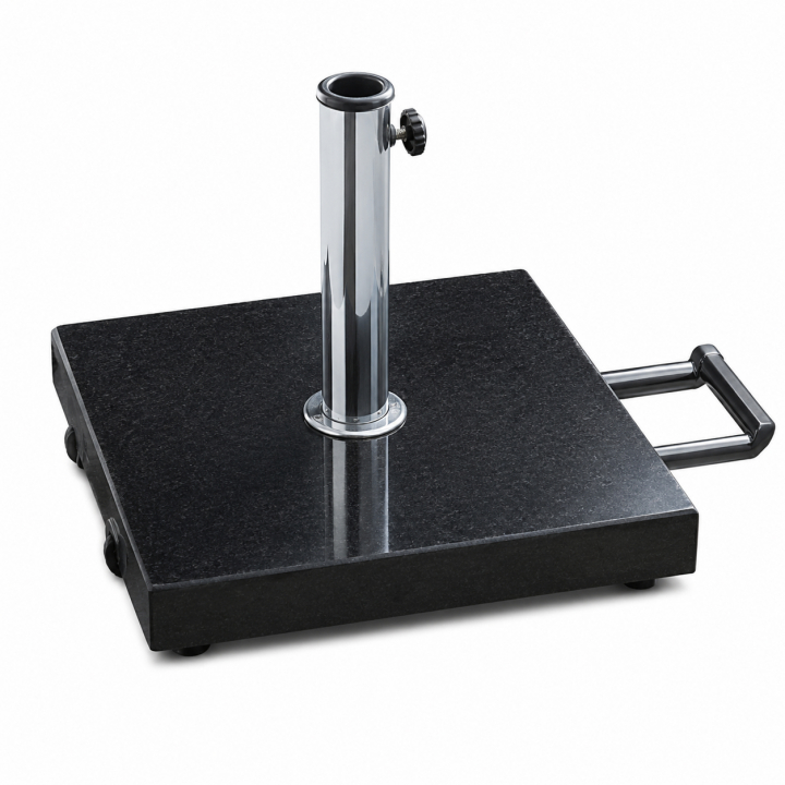 Alicante parasollfot 40 kg - granit svart