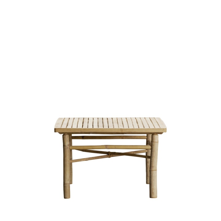 Lounge bord i bambu 70x70 cm - natur i gruppen Utemöbler / Material / Övriga material hos Sommarboden i Höllviken AB (BAMTABLE70-NA)