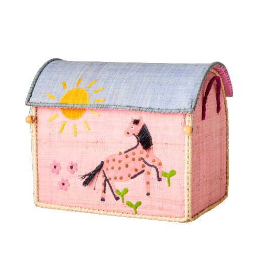 Farm förvaringskorg, small - multi i gruppen Leksaker / Barnrummet / Förvaringskorgar hos Sommarboden i Höllviken AB (BSHOU-SFARI)