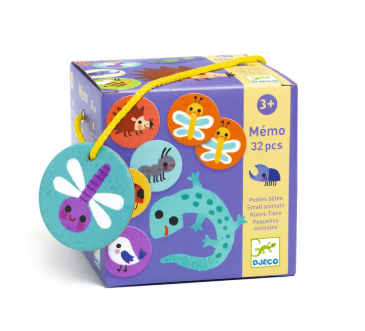 Memo small animals minnesspel