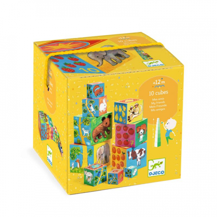 My Friends byggklossar med träd & djur, 10-pack