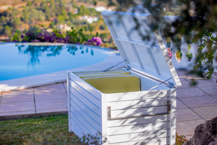 Dynbox aluminium - svart