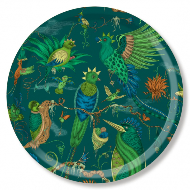 Quetzal Bricka Ø 39 Cm - Teal