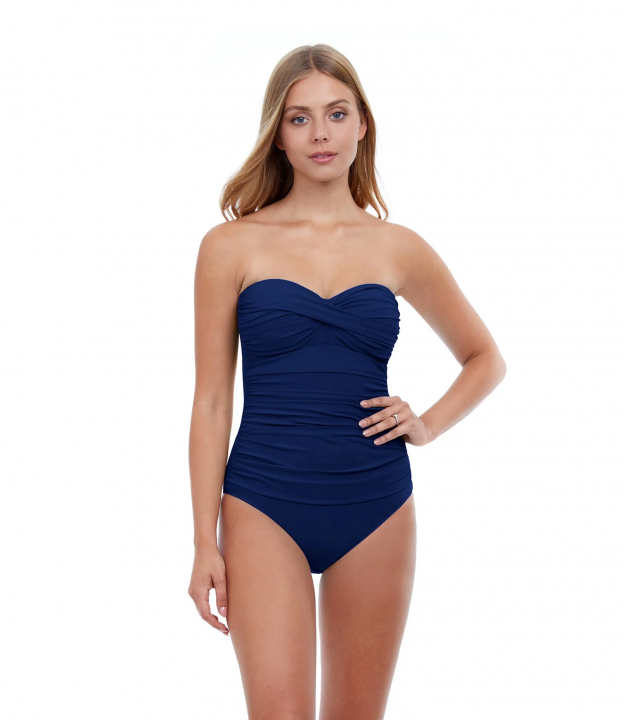 Tutti Frutti Bandeau Baddräkt - Navy 36