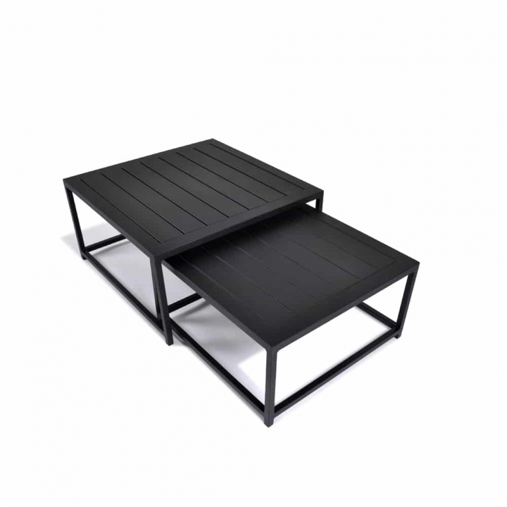 Easy Satsbord, 2 Delar - Svart