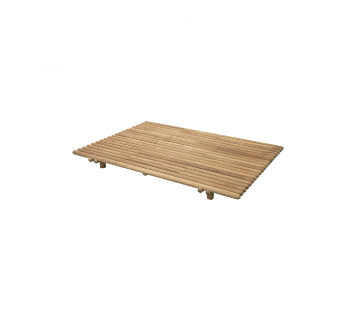 Sticks plattform soffmodul bas - teak
