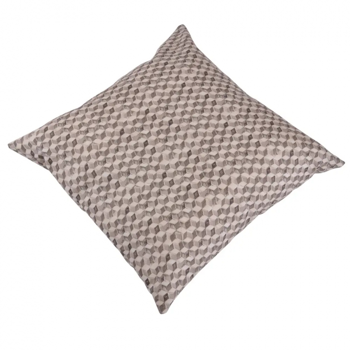 Prydnadskudde, allväders 60 x 60 cm - Diagonal beige