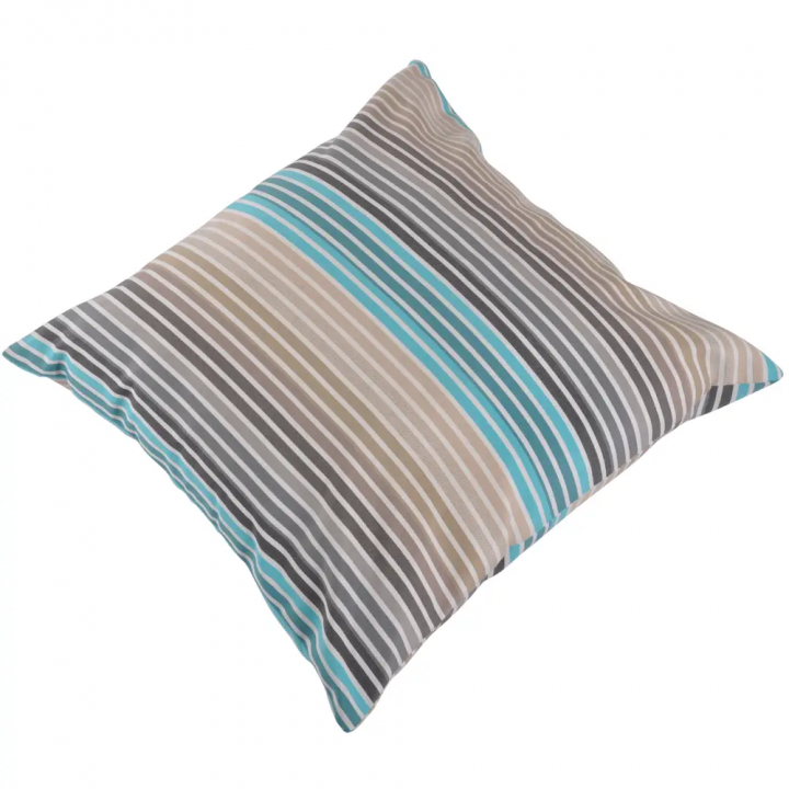 Prydnadskudde, allväders 60 x 60 cm - Stripe