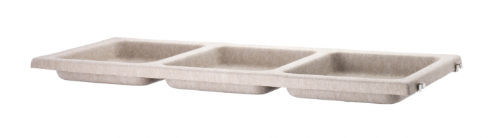 String skålplan filt 78x30 cm - beige