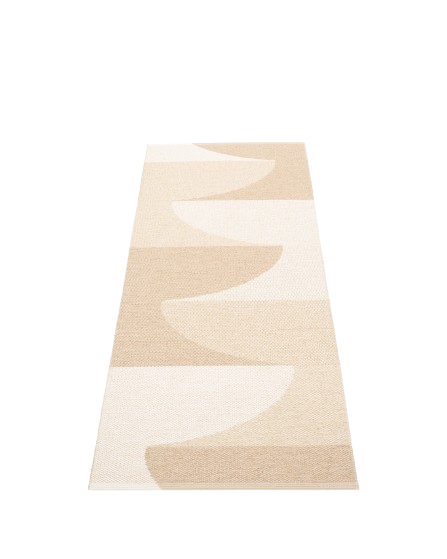 Hill matta, 70 x 360 cm - vanilla/beige/cream