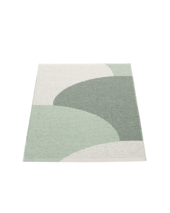 Hill matta, 70 x 90 cm - army/misty mint/fossil grey