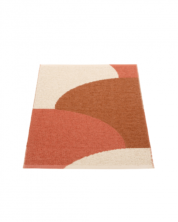 Hill matta, 70 x 90 cm - brick/rust/cream