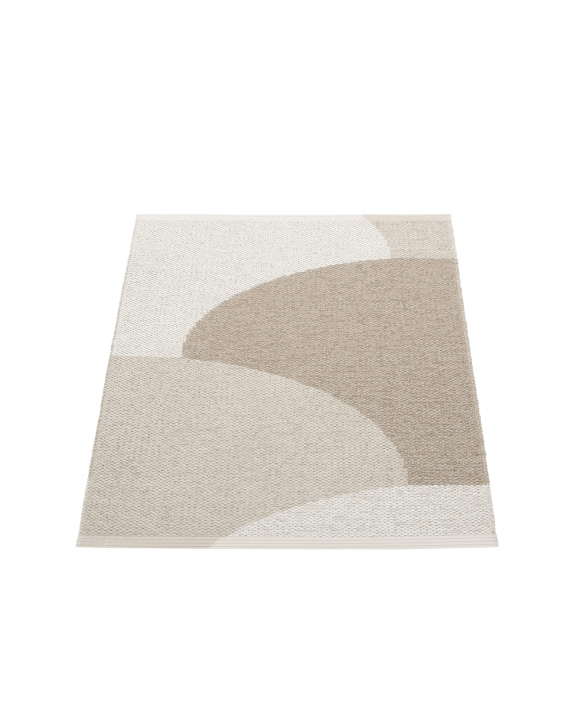 Hill matta, 70 x 90 cm - dark linen/linen/fossil grey