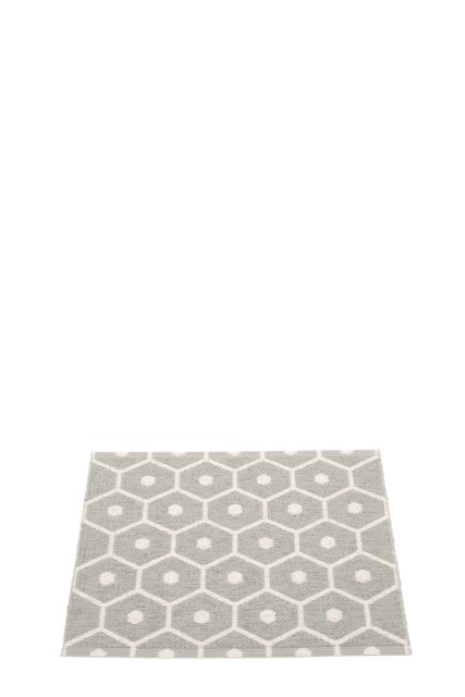 Honey matta - warm grey/vanilla 70x60 cm