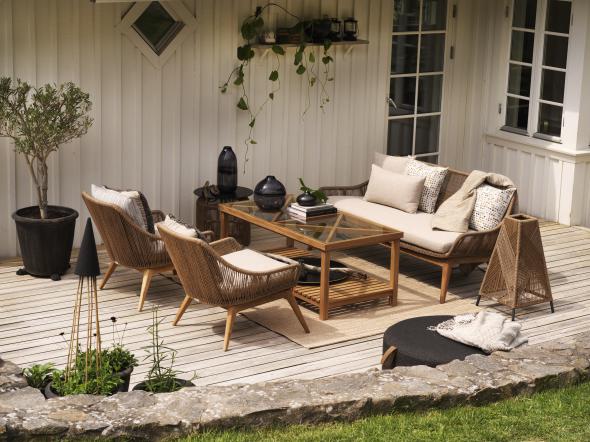 Hassel Soffgrupp, Bygg Själv - Ljusbrun/sand Dyna