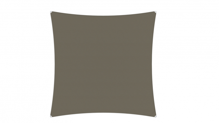 Ingenua solsegel, square 400x400 cm - Taupe