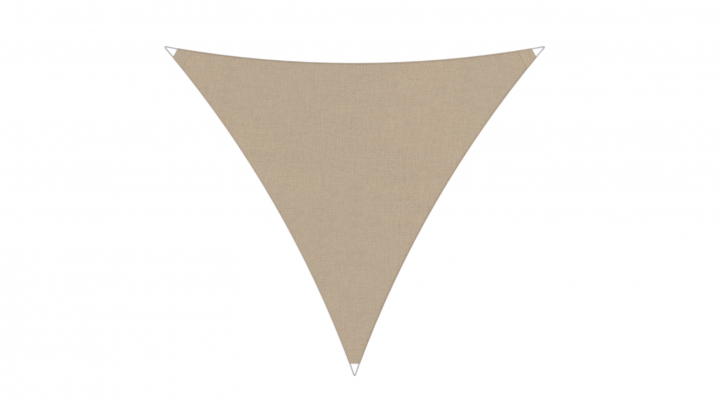 Ingenua solsegel, triangle 400x400x400 cm - Sand