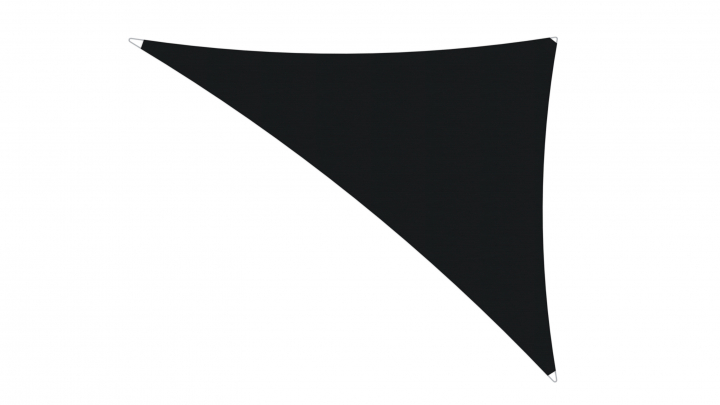 Ingenua solsegel, 90° triangel 640x500x400 cm - Black