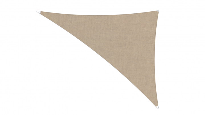 Ingenua solsegel, 90° triangel 640x500x400 cm - Sand