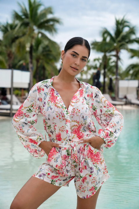 Butterfly Samui blus, M - multi