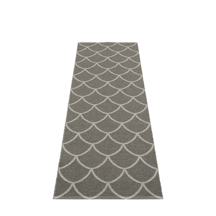 Kotte matta - charcoal/warm grey 70x225 cm
