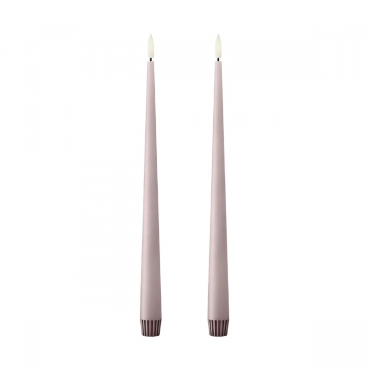 LED kronljus 30 cm, 2-pack - soft rose