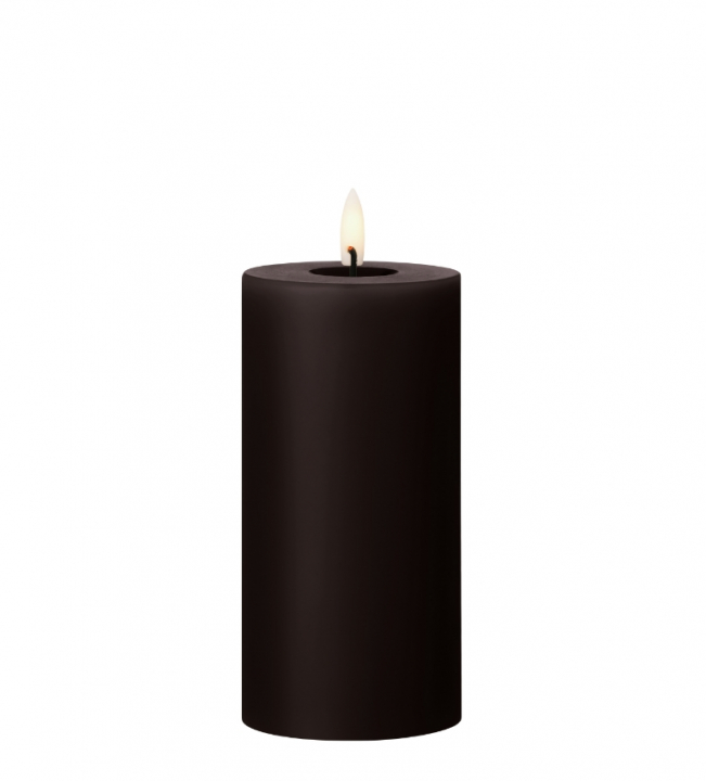 LED blockljus 15 cm - espresso