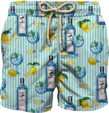 Lighting badshorts S - Gin Tonic Stripes