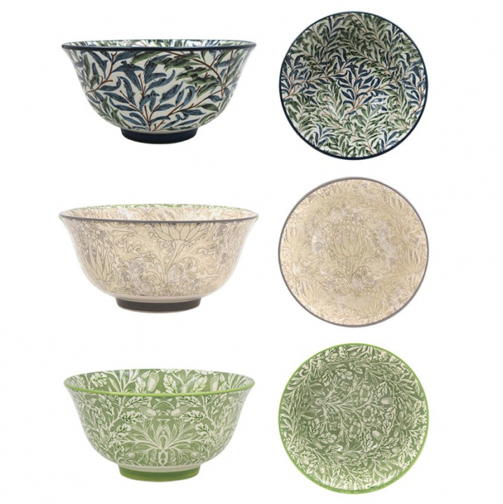 William Morris skål, 1 st - mixade färger/mönster