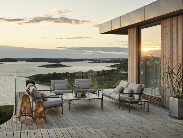 Lerberget Loungegrupp - Antracit/ash Dyna