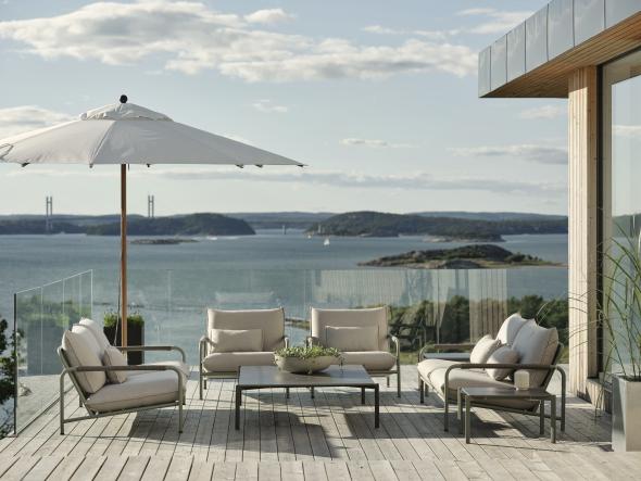 Lerberget Loungegrupp - Dusty Green/ash Dyna