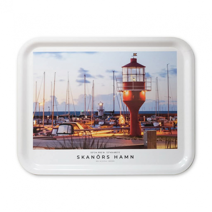 Skanörs hamn bricka 43 x 33 cm