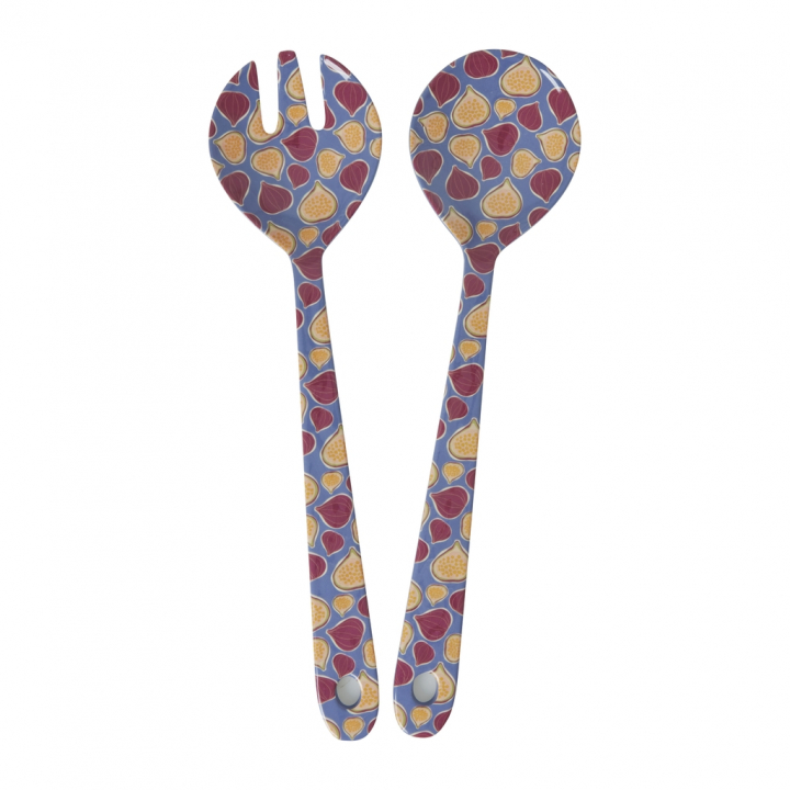 Figs In Love salladsbestick-set - plum